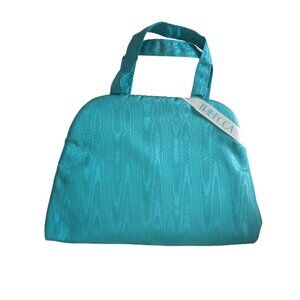 Tribecca Unused Estate Find Vintage Teal Make up Bag Purse